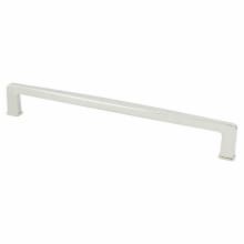 Subtle Surge 8-13/16" (224mm) Center to Center Square Cabinet Handle / Drawer Pull with Square Frame Feet and Mounting Hardware