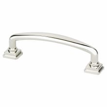 Tailored Traditional 3-3/4 Inch Center to Center Handle Cabinet Pull from the Timeless Charm Series