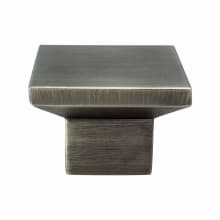 Elevate 1-9/16 Inch Square Contemporary Cabinet Knob / Drawer Knob