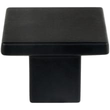 Elevate 1-3/16 Inch Modern Square Cabinet Knob / Drawer Knob from the Uptown Appeal Collection