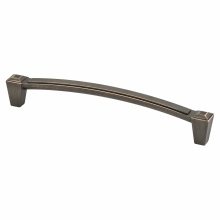 Connections 6-5/16" (160mm) Center to Center Bridge Style Cabinet Handle / Drawer Pull with Mounting Hardware