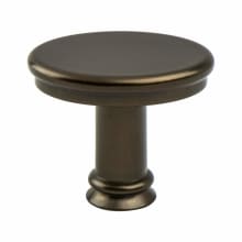 Dierdra 1-7/16 Inch Flat Oval Cabinet Knob / Drawer Knob