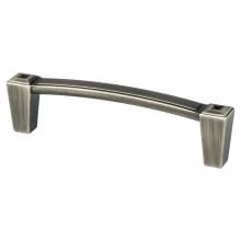 Connections 3-3/4" (96mm) Center to Center Bridge Style Cabinet Handle / Drawer Pull with Mounting Hardware