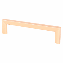Metro 5-1/16" (128mm) Center to Center Modern Squared Corner Cabinet Handle / Drawer Pull from the Uptown Appeal Series