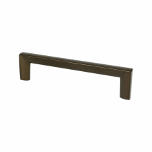 Metro 5-1/16" (128mm) Center to Center Modern Squared Corner Cabinet Handle / Drawer Pull from the Uptown Appeal Series