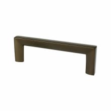 Metro 3-3/4" (96mm) Center to Center Modern Squared Corner Cabinet Handle / Drawer Pull