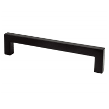 Contemporary Advantage One 5-1/16 Inch Center to Center Squared Corner Cabinet Handle / Drawer Pull