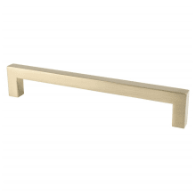 Contemporary Advantage One 6-5/16 Inch Center to Center Squared Corner Cabinet Handle / Drawer Pull