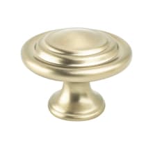 Traditional Advantage Four 1-5/16 Inch Mushroom Cabinet Knob from the Value Collection