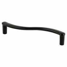 Advantage Plus Six 5-1/16" (128 mm) Center to Center Contemporary Sleek Wave Cabinet Handle / Drawer Pull