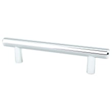 Modern 3-3/4" (96 mm) Center to Center Bar Style Cabinet Handle / Drawer Pull - Transitional Advantage Two