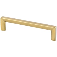 Metro 5-1/16" Center to Center Modern Squared Corner Cabinet Handle / Drawer Pull from the Uptown Appeal Series