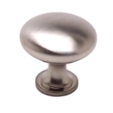 Euro Moderno - Pack of (25) - 1-3/16 Inch Mushroom Cabinet Knobs / Drawer Knobs