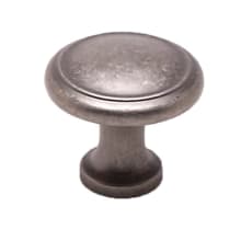 American Classics - Pack of (10) -  1-1/8 Inch Rustic Round Mushroom Cabinet Knobs / Drawer Knobs