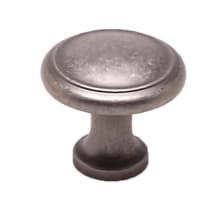 American Classics - Pack of (25) - 1-1/8 Inch Rustic Round Cabinet Knobs / Drawer Knobs