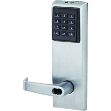 EZ Series Electronic Keyless Entry Door Lever Set with "15" Lever, "KP" Trim, Standard Strike and 2-3/4" Backset - Less SFIC