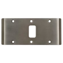 Double Lipped Strike Plate for Center Hung Doors