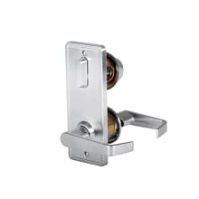 QCI 200 Series Interconnected Single Locking Passage Door Lever Set with "E" Lever and ANSI Strike - Less SFIC