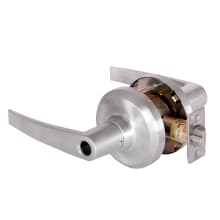 QCL 100 Series Office Keyed Entry Door Lever Set with "A" Lever, ANSI Strike, 2-3/4" Backset and 6-Pin Cylinder