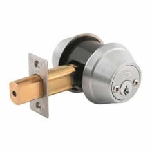 QDB 100 Series Double Cylinder Keyed Entry Deadbolt with 2-3/4" Backset and 6-Pin Cylinder
