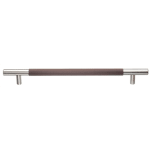 Cocoa Ceres Leather 5 Inch Center to Center Bar Cabinet Pull