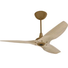 Haiku 52" Universal Mount 3 Blade Indoor Smart Ceiling Fan with Remote Control and Gold Motor / Body