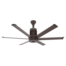 i6 60" 6 Blade Outdoor Smart Ceiling Fan with Remote Control and Oil Rubbed Bronze Motor / Body