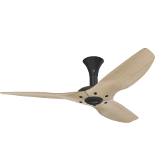 Haiku 52" Low Profile 3 Blade Indoor Smart Ceiling Fan with Remote Control and Black Motor / Body