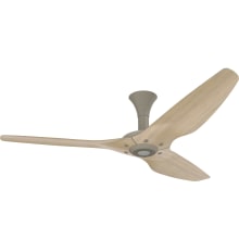 Haiku 60" Low Profile 3 Blade Indoor Smart Ceiling Fan with Remote Control and Satin Nickel Motor / Body