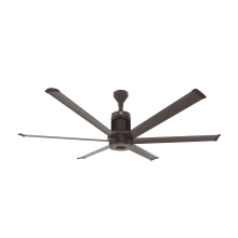 i6 72" 6 Blade Outdoor Smart Ceiling Fan with Remote Control and Oil Rubbed Bronze Motor / Body