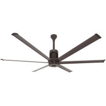 i6 84" 6 Blade Indoor Smart Ceiling Fan with Remote Control and Oil Rubbed Bronze Motor / Body