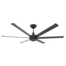 es6 72" 6 Blade Universal Mount Indoor / Outdoor Smart DC Ceiling Fan