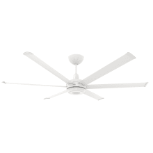 es6 72" 6 Blade Universal Mount Indoor / Outdoor Smart DC Ceiling Fan