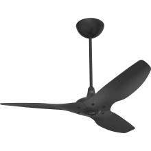 Haiku 52" Universal Mount 3 Blade Indoor Smart Ceiling Fan with Remote Control and Black Motor / Body