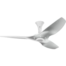 Haiku 52" Low Profile 3 Blade Outdoor Smart Ceiling Fan with Remote Control and White Motor / Body