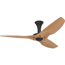 Haiku 52" Low Profile 3 Blade Indoor Smart Ceiling Fan with Remote Control and Black Motor / Body
