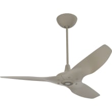 Haiku 52" Universal Mount 3 Blade Outdoor Smart Ceiling Fan with Remote Control and Satin Nickel Motor / Body