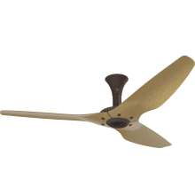 Haiku 60" Low Profile 3 Blade Outdoor Smart Ceiling Fan with Remote Control and Oil Rubbed Bronze Motor / Body