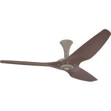 Haiku 60" Low Profile 3 Blade Indoor Smart Ceiling Fan with Remote Control and Satin Nickel Motor / Body