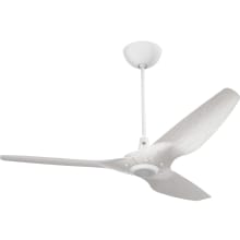 Haiku 60" Universal Mount 3 Blade Outdoor Smart Ceiling Fan with Remote Control and White Motor / Body