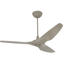 Haiku 60" Universal Mount 3 Blade Indoor Smart Ceiling Fan with Remote Control and Satin Nickel Motor / Body