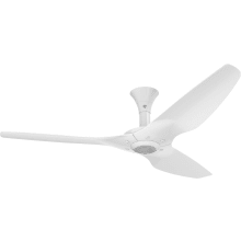 Haiku 60" Low Profile 3 Blade Outdoor Smart Ceiling Fan with Remote Control and Black Motor / Body