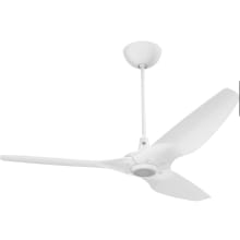 Haiku 60" Universal Mount 3 Blade Outdoor Smart Ceiling Fan with Remote Control and White Motor / Body