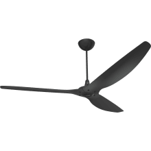 Haiku 84" Universal Mount 3 Blade Indoor Smart Ceiling Fan with Remote Control and Black Motor / Body
