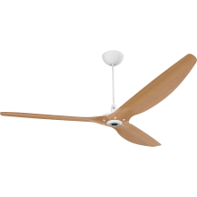 Haiku 84" Universal Mount 3 Blade Indoor Smart Ceiling Fan with Remote Control and White Motor / Body