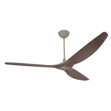 Haiku 84" Universal Mount 3 Blade Indoor Smart Ceiling Fan with Remote Control and Satin Nickel Motor / Body