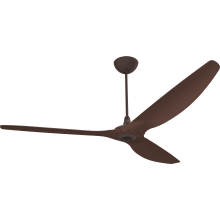 Haiku 84" Universal Mount 3 Blade Indoor Smart Ceiling Fan with Remote Control and Oil Rubbed Bronze Motor / Body