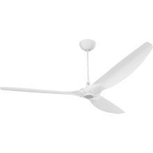Haiku 84" Universal Mount 3 Blade Indoor Smart Ceiling Fan with Remote Control and White Motor / Body