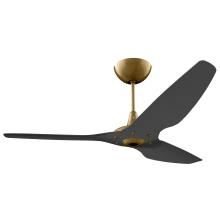 Haiku 60" Universal Mount 3 Blade Indoor Smart Ceiling Fan with Remote Control and Gold Motor / Body