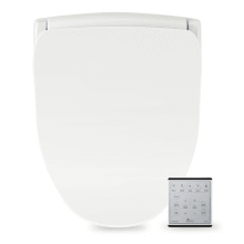 Slim Elongated Bidet Toilet Seat with Self-Cleaning Nozzle, Nightlight, Fusion Warm Water Technology and Wireless Remote